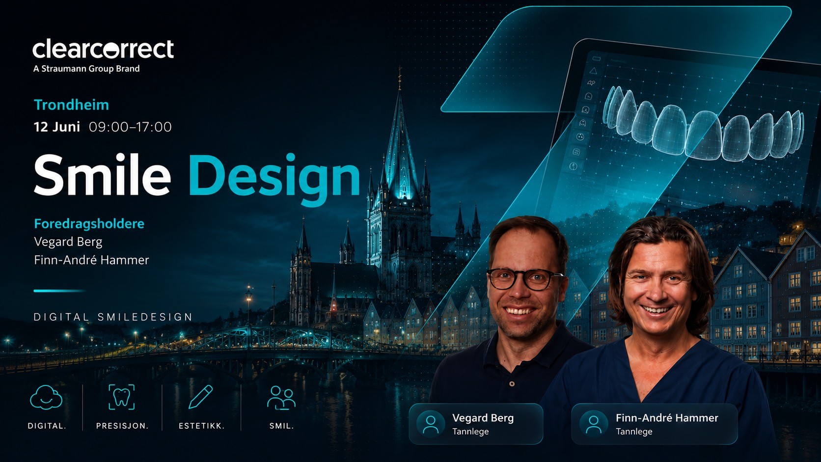 Smile design i Trondheim 12 juni 2026
